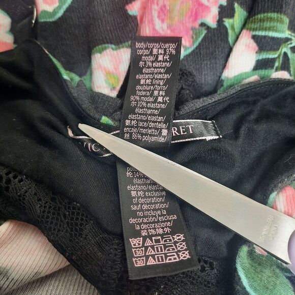 Victoria's Secret Slip Dress Floral Lace Romantic Size XS - Picture 6 of 6